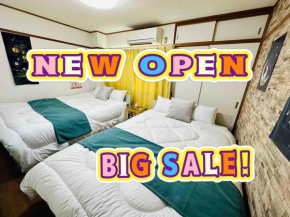 505GBLHOUSE !黒門市場へ30秒!道頓堀心斎橋徒歩7分!南海難波駅徒歩6分!通天閣もすぐ